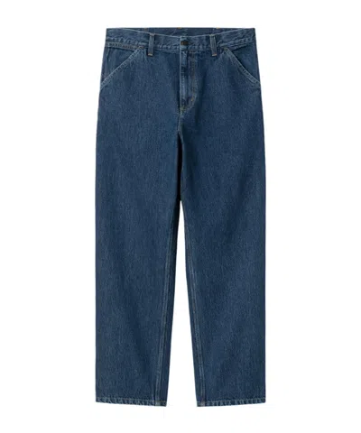 CARHARTT BELT RING DENIM TROUSERS