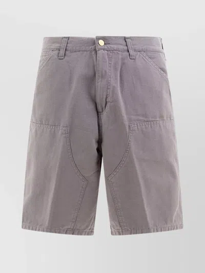 Carhartt Belted Shorts Multiple Pockets In Gray
