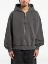 Carhartt Benton Zip-up Hoodie In Gray