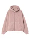Carhartt Benton Zip-up Hoodie In Pink