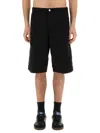 Carhartt Cargo Shorts With Back And Side Pockets In Black