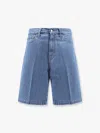 Carhartt Bermuda Landon In Denim Con Patch Logo