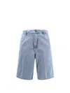 Carhartt Wip Denim Cargo Shorts In Clear Blue