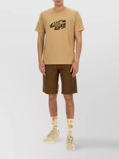 Carhartt Bermuda Shorts In Cotton In Neutral