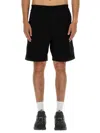 Carhartt Flint Shorts With Back And Side Pockets In Black