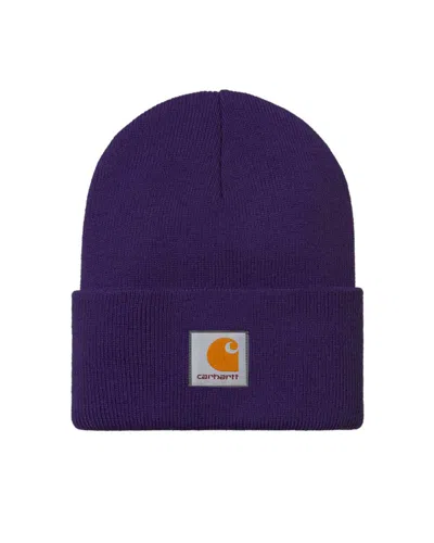 Carhartt Berretto Acrylic Watch Tyrian In Purple
