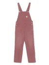 Carhartt W Bib Overall Straight One-piece Suit In Pink