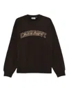 Carhartt Big School Crew-neck Sweatshirt In Brown