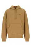 Carhartt Hooded Sweatshirt Kangaroo Pocket In Peanut