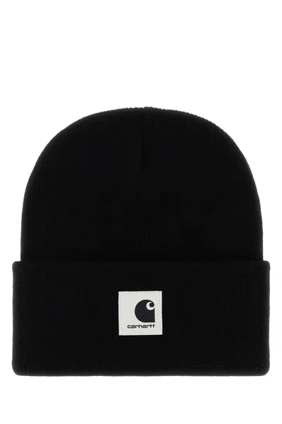 Carhartt Black Acrylic W Ashley Beanie In Brown