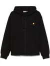 Carhartt Cotton Blend Sweatshirt With Logo In Black