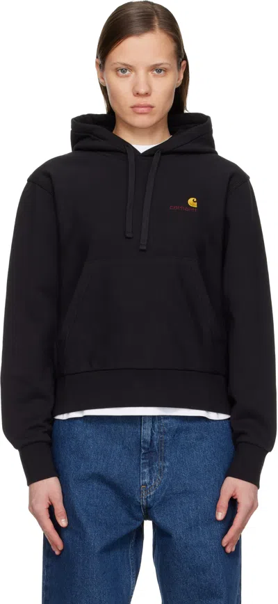 Carhartt Black American Script Hoodie