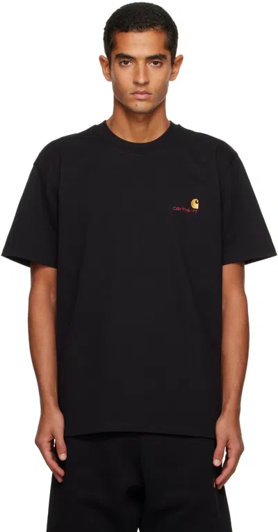Carhartt Black American Script T-shirt