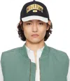 Carhartt Black & White Lecture Cap In K02xx Black / Wax
