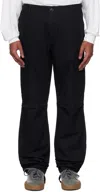 Carhartt Cole Cargo-pockets Trousers In Black