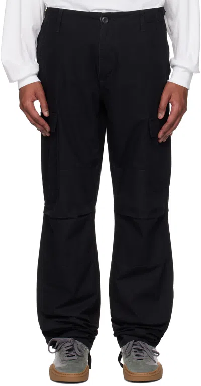 Carhartt Cole Cargo-pockets Trousers In Black