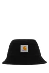 Carhartt Black Cotton Bayfield Bucket Hat In Black