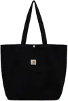 Carhartt Wip Black Canvas Parker Tote Bag In Black