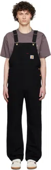CARHARTT BLACK BIB OVERALLS