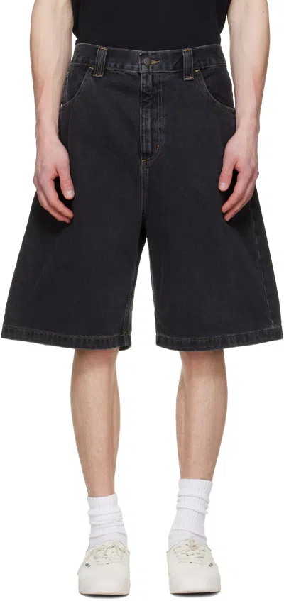 Carhartt Black Brandon Denim Shorts