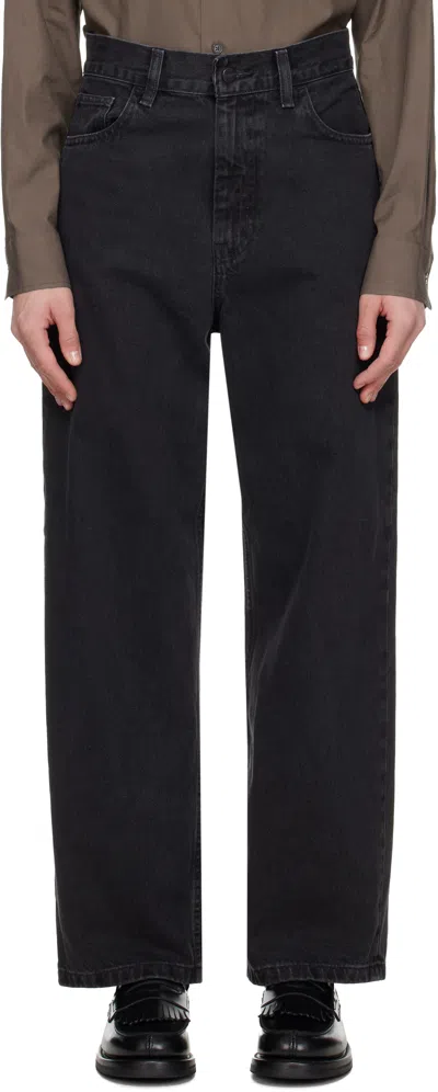 CARHARTT BLACK BRANDON JEANS