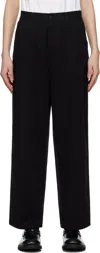 Carhartt Black Brandon Single Knee Trousers In Black Rinsed