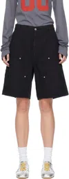 Carhartt Branford Double Knee Shorts In Black