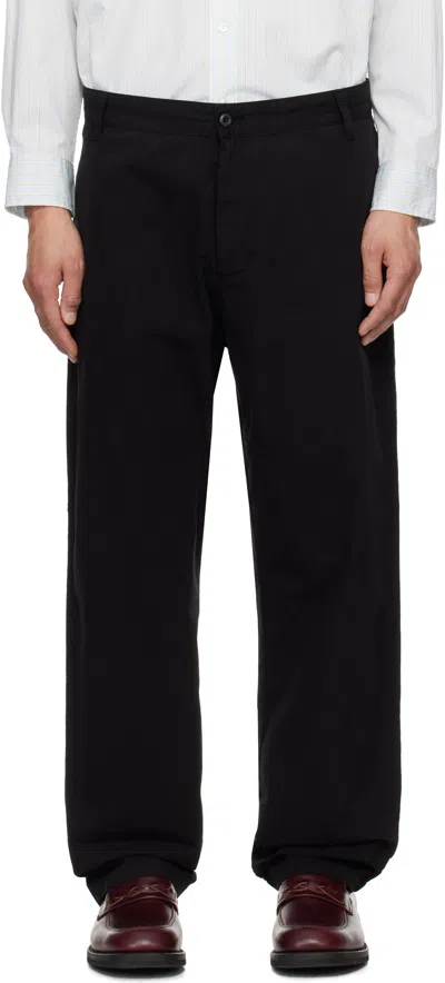 Carhartt Black Calder Trousers In 89gd Black