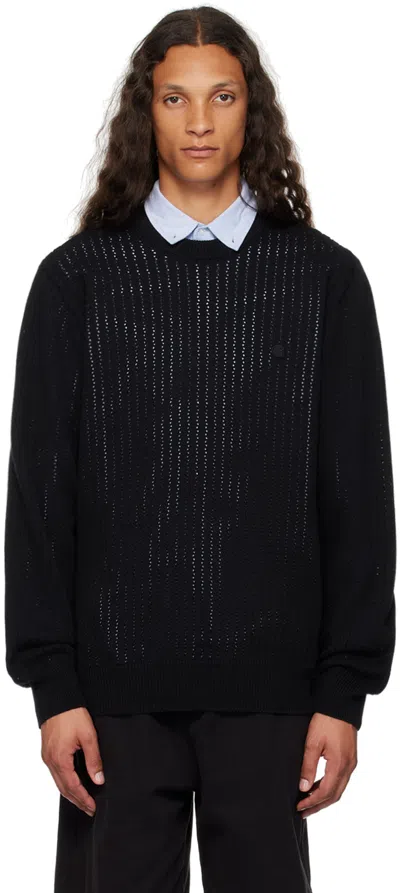 Carhartt Black Embroidered Logo Sweater