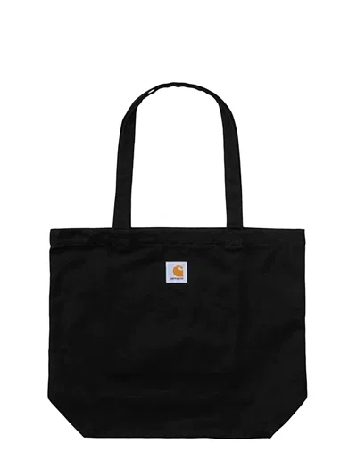 Carhartt Black Canvas Graphic Tote Tote Bag