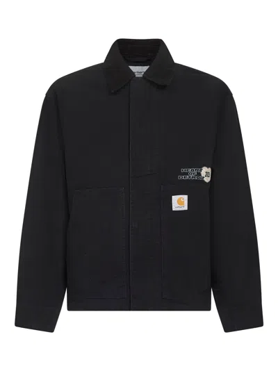 CARHARTT BLACK CANVAS OG ARCAN GRAPHIC JACKET