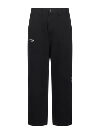 CARHARTT BLACK CANVAS OG SINGLE KNEE GRAPHIC TROUSERS