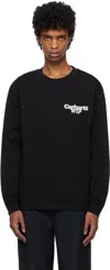 Carhartt Mens Black Wiptopia Relaxed-fit Cotton-blend Sweatshirt In 0m4xx Black / Silver