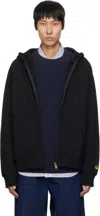 Carhartt Wip Hooded Chase Jacket In 00fxx Black / Gold