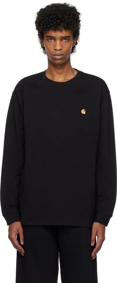 Carhartt Men's American Script Sweatshirt In Black