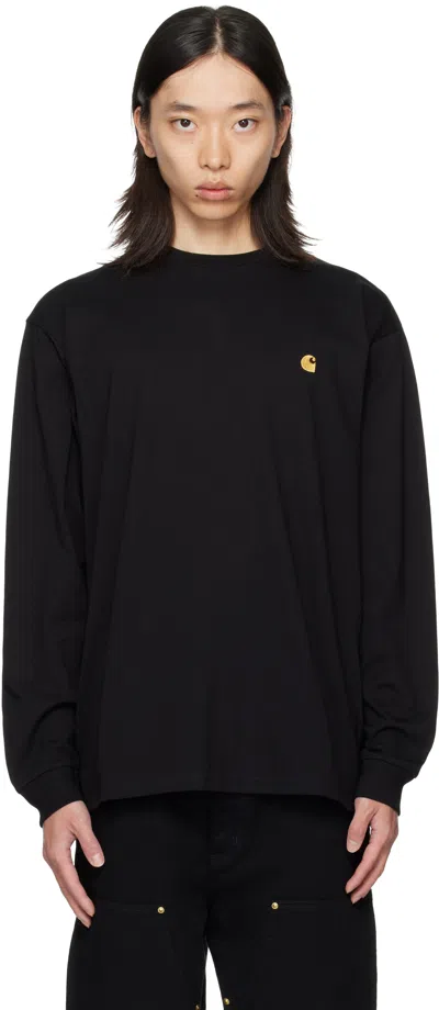 Carhartt Black Chase Long Sleeve T-shirt