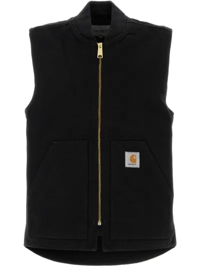CARHARTT BLACK CLASSIC LOGO VEST