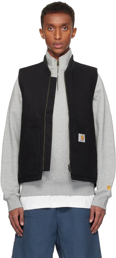 Carhartt Black Classic Rigid Vest In Gray