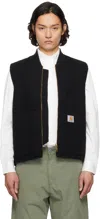 Carhartt Dearborn Canvas Classic Vest In 8902 Black