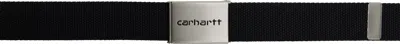 Carhartt Black Clip Belt In 89xx Black