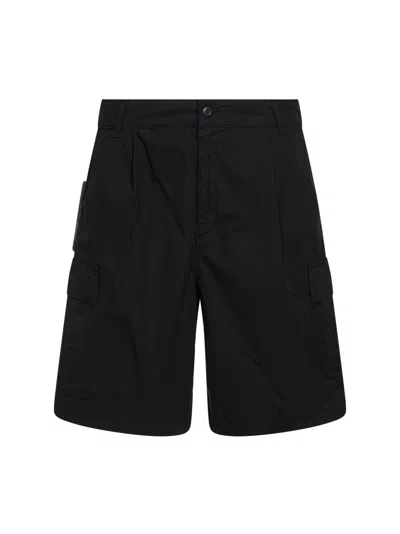 Carhartt Cotton Shorts Cargo Design Multiple Pockets In Black