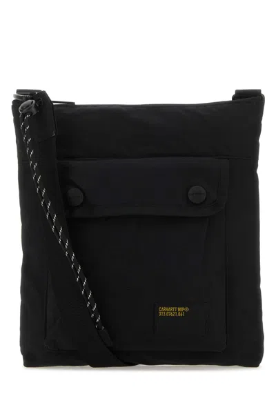 Carhartt Black Cotton Blend Haste Strap Bag