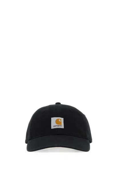 Carhartt Black Cotton Icon Cap In Growormulcolss24