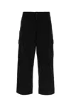 Carhartt Wip Pantalone Cole Cargo Lane Popelin In Black