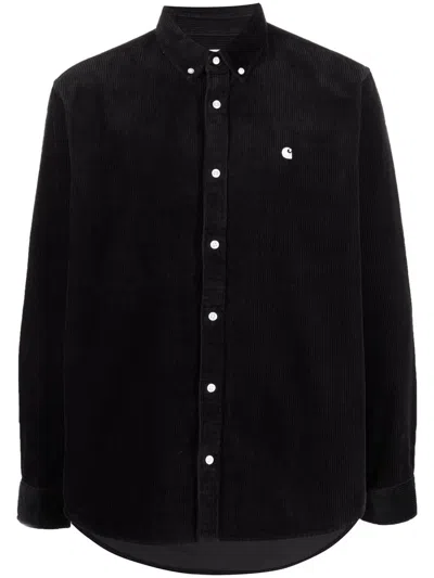 Carhartt Black Cotton Shirt In Nero