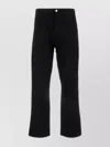 Carhartt Black Cotton Single Knee Pant In Black