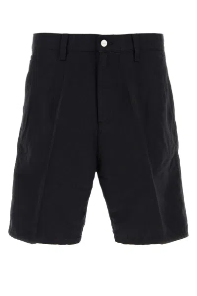 CARHARTT BLACK COTTON SINGLE KNEE SHORT
