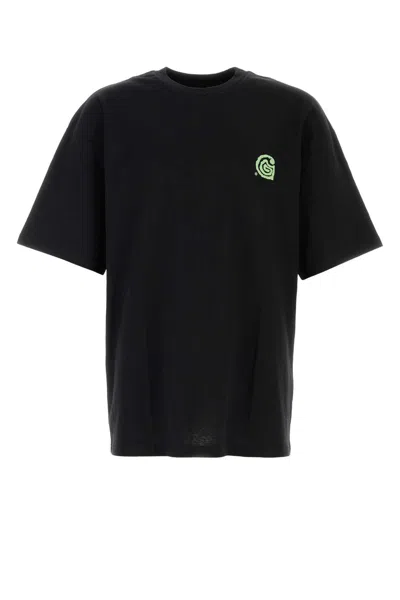 CARHARTT BLACK COTTON S/S HELIX T-SHIRT