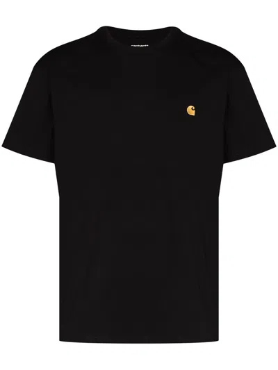 CARHARTT BLACK COTTON T-SHIRT