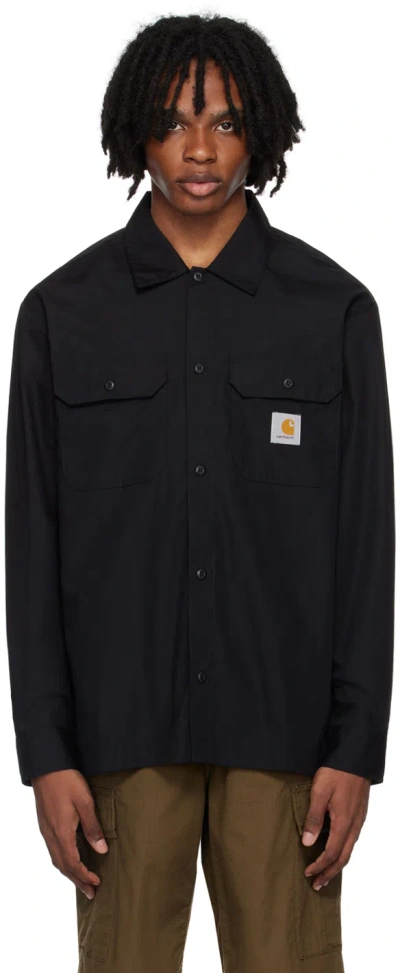 Carhartt Black Craft Shirt In 89 Black